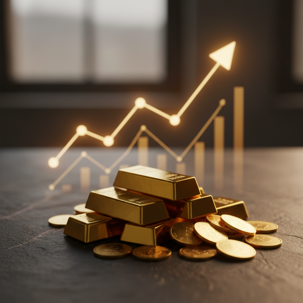 ارتفاع اسعار الذهب